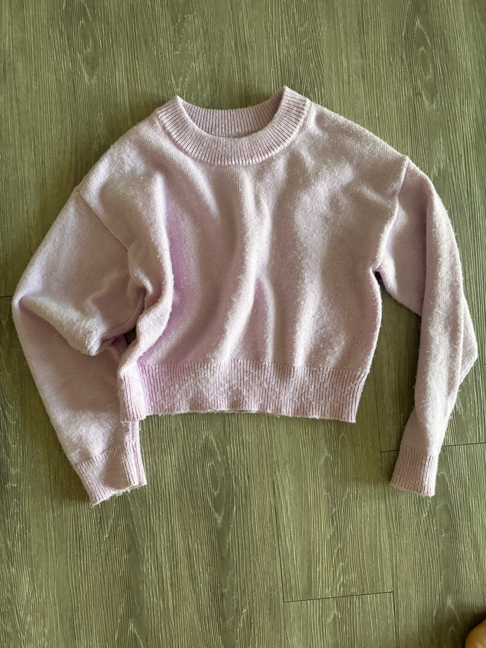 Women's Soft Pink Crewneck Sweater